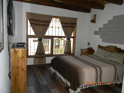 Cama o camas de una habitación en La Troje de Adobe