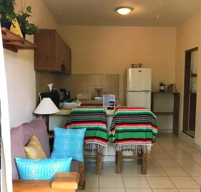 Una cocina o zona de cocina en Hotel Casa Mangos Loreto