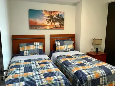 Cama o camas de una habitación en Peninsula Mazatlan