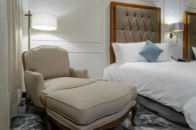 Cama o camas de una habitación en Casa Mayor Saltillo, Hotel Hacienda