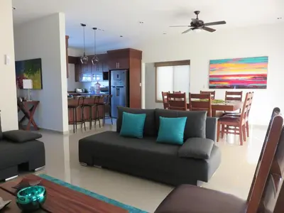 Zona de estar de Departamento de Lujo en Mazatlan