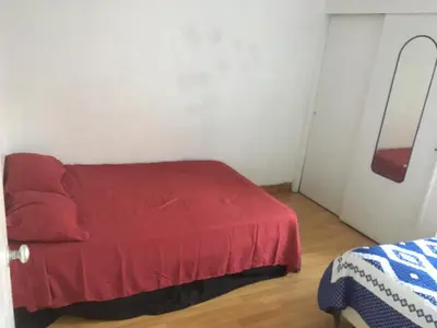Cama o camas de una habitación en Blanquita guesthouse