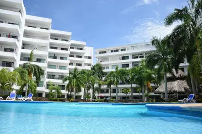 Piscina en o cerca de Departamento en Marina