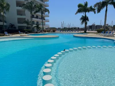 Piscina en o cerca de Departamento en Marina