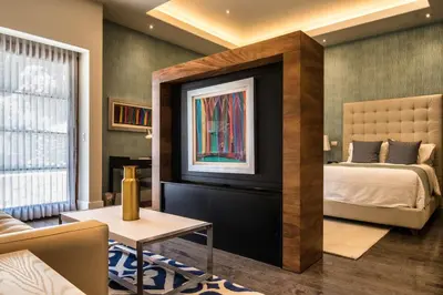 Cama o camas de una habitación en Marsella 45