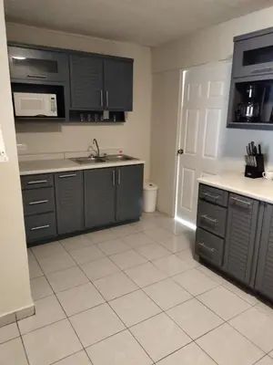 Una cocina o zona de cocina en Amplio Condominio Ibis Mazatlán Zona dorada