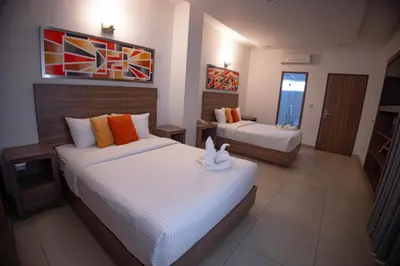 Cama o camas de una habitación en Hotel Villa Express Durango