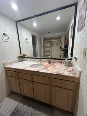 Un baño de Villa en Marinaterra en seguida de Marina San Carlos