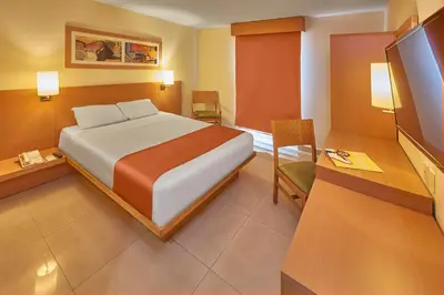 Cama o camas de una habitación en City Express by Marriott Mazatlan