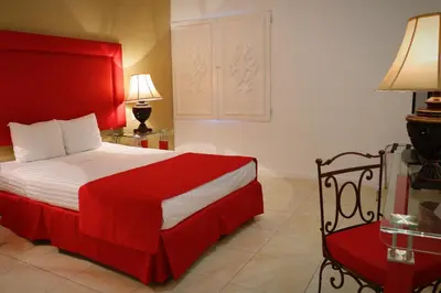Cama o camas de una habitación en Zar Los Mochis