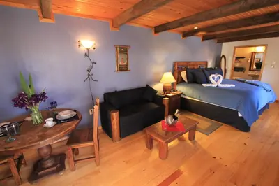 Cama o camas de una habitación en The Lodge At Creel Eco - Hotel & Spa
