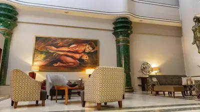 Zona de estar de Hotel San Marcos Grand