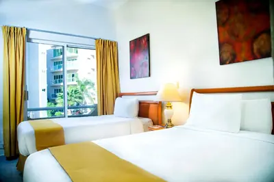Cama o camas de una habitación en Isla Mazatlan Residence Club