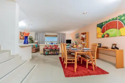 Zona de estar de Isla Mazatlan Residence Club