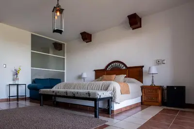 Cama o camas de una habitación en Molinillos Mountain Resort