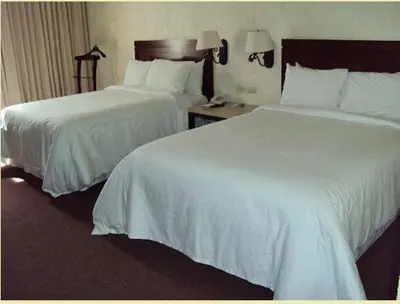 Cama o camas de una habitación en Hotel Gobernador