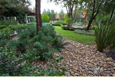 Jardín al aire libre en Hotel Gobernador
