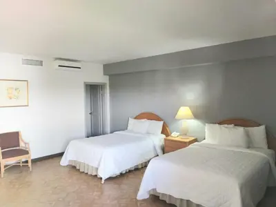 Cama o camas de una habitación en Hotel Posada Tierra Blanca
