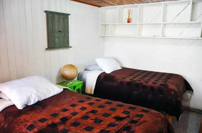 Cama o camas de una habitación en Lindo Departamentito en Creel