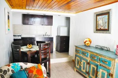 Una cocina o zona de cocina en Lindo Departamentito en Creel