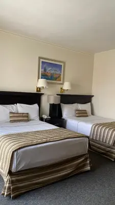 Cama o camas de una habitación en Hotel Zafra