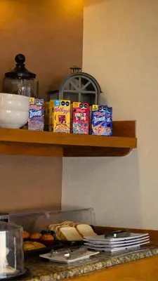 Una cocina o zona de cocina en Hotel Zafra