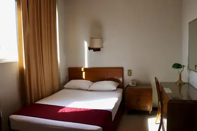Cama o camas de una habitación en Hotel Calvete