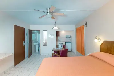Cama o camas de una habitación en Hotel Suites Kino