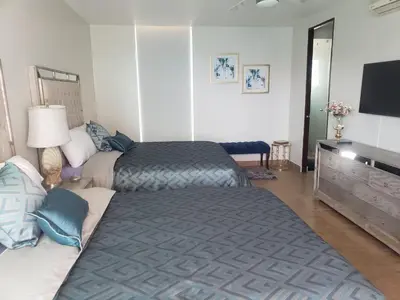 Cama o camas de una habitación en Big Luxury Condo - Zona Dorada