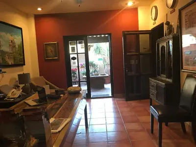 Zona de estar de Posada del Cortes