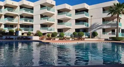Piscina en o cerca de Estudio Frente Al Mar Posada