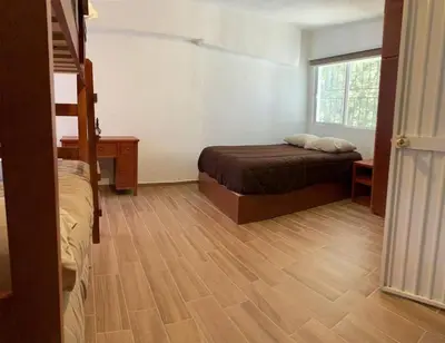 Cama o camas de una habitación en CASA DEL ARBOL en la Sierra de Durango