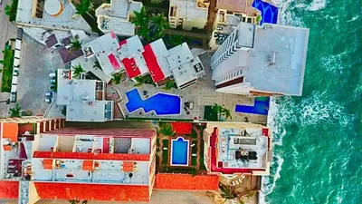 Piscina en o cerca de Departamento con vista al mar, Marina del sol-Zona Cerritos