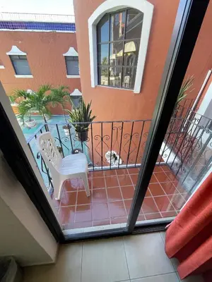 Un balcón o terraza de Hotel el Mayo Inn