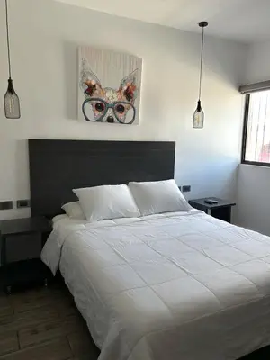 Cama o camas de una habitación en Quinta del sol