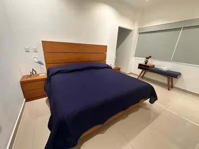 Cama o camas de una habitación en Torre eMe 1125 Mazatlán