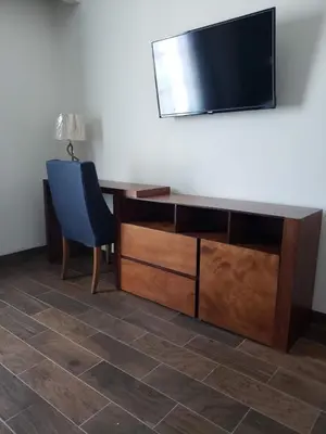 Una televisión o centro de entretenimiento en HOTEL PLAZA MATAMOROS