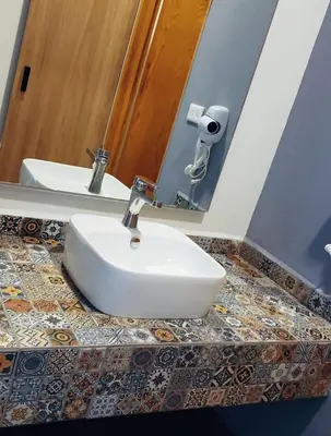 Un baño de HOTEL PLAZA MATAMOROS