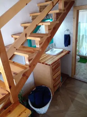 Plano de Hermosa y cálida casa tipo cabaña