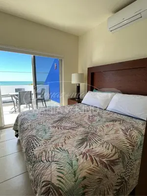 Cama o camas de una habitación en Diamante Dos Joyas Del Mar Bahia de Kino