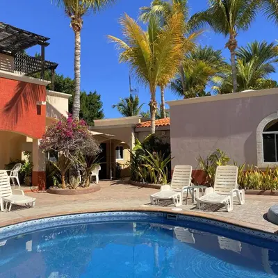 Piscina en o cerca de Coco Cabanas Loreto