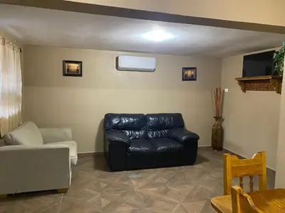 Zona de estar de Cabaña el Pino 1