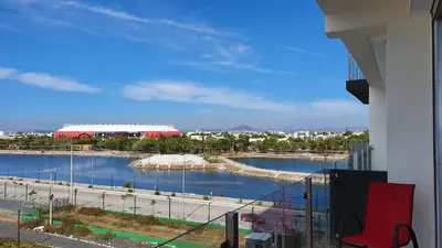 Vista de un río cerca de este apartamento
