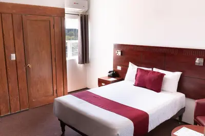 Cama o camas de una habitación en Hotel Casablanca