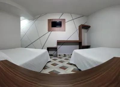 Cama o camas de una habitación en Hotel Town Express