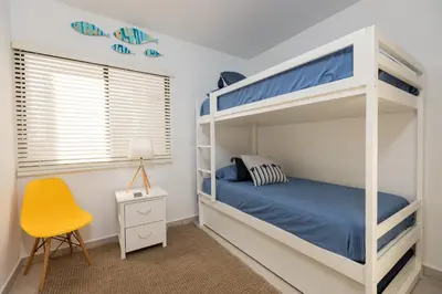 Cama o camas de una habitación en Departamento NUEVO equipado completo!!
