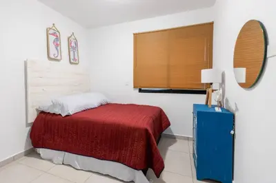 Cama o camas de una habitación en Departamento nuevo en PLANTA BAJA