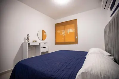 Cama o camas de una habitación en Departamento nuevo en PLANTA BAJA