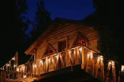 Edificio en el que se encuentra el chalet de montaña