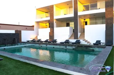 Piscina en o cerca de Departamento Turquesa 2 Joyas del Mar